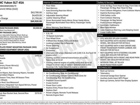 Used 2022 GMC Yukon SLT w/ SLT Premium Package image 5