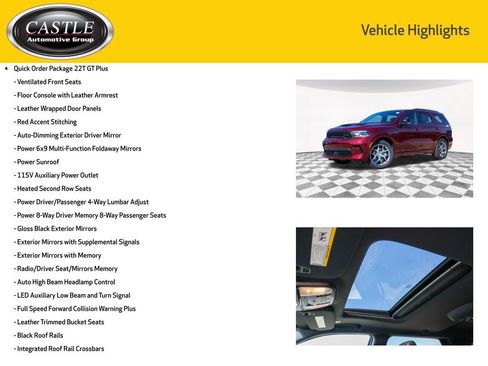 New 2026 Dodge Durango GT AWD/4WD image 3