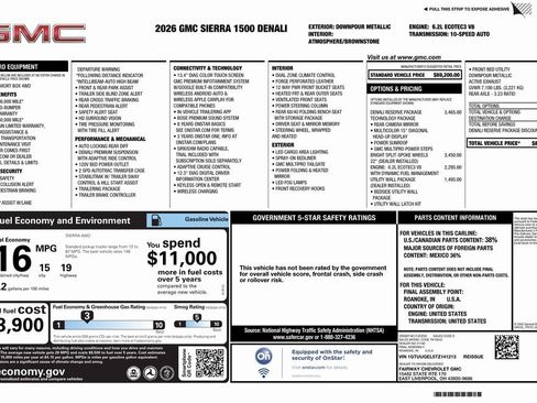 New 2026 GMC Sierra 1500 Denali w/ Denali Reserve Package image 4