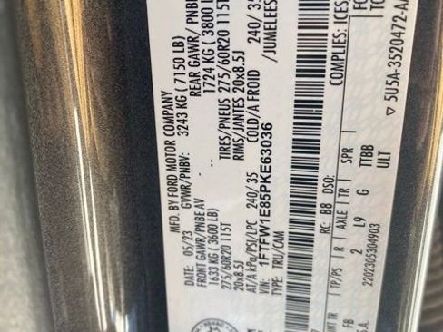 Used 2023 Ford F150 XLT w/ Equipment Group 302A High image 22