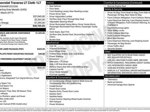 Certified 2023 Chevrolet Traverse LT FWD image 2