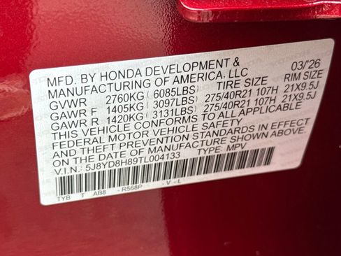 New 2026 Acura MDX Type S image 31