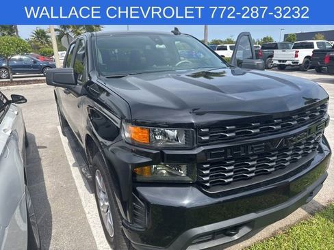 Used 2022 Chevrolet Silverado 1500 Custom w/ LPO, Dark Essentials Package RWD image 1