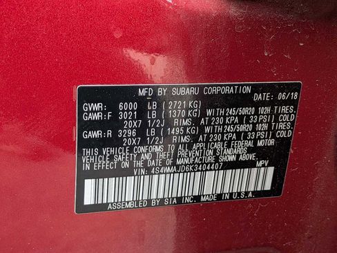 Used 2019 Subaru Ascent Limited image 33