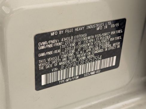 Used 2015 Subaru Crosstrek 2.0i Premium image 17