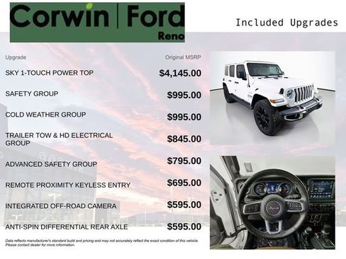 Used 2021 Jeep Wrangler Unlimited Sahara w/ Cold Weather Group image 3