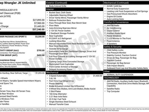 Used 2018 Jeep Wrangler Unlimited Sport S image 27