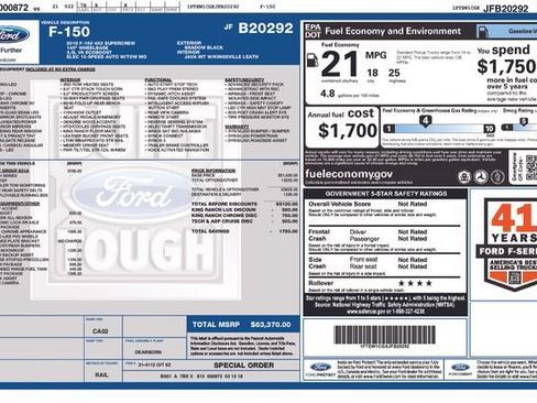 Used 2018 Ford F150 King Ranch w/ Equipment Group 601A Luxury RWD image 7