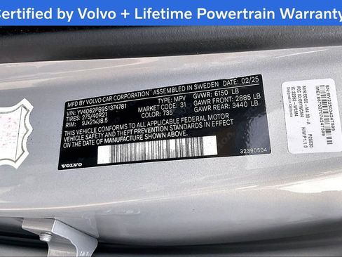 Certified 2025 Volvo XC90 B6 Plus image 45