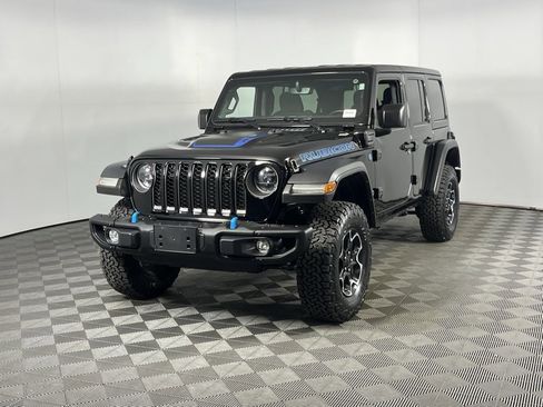 Used 2023 Jeep Wrangler Unlimited Rubicon 4xe w/ Steel Bumper Group image 3