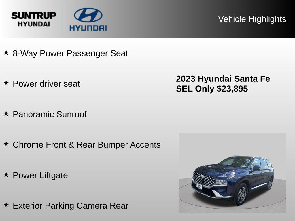 Used 2023 Hyundai Santa Fe SEL w/ Premium Package AWD/4WD image 16