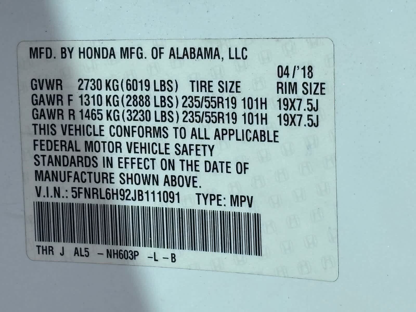 Used 2018 Honda Odyssey Elite image 27