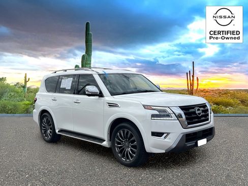 Certified 2023 Nissan Armada Platinum w/ Captain's Chairs Package RWD image 7
