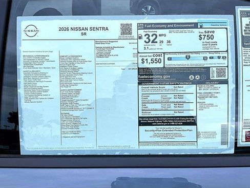 New 2026 Nissan Sentra SR image 14