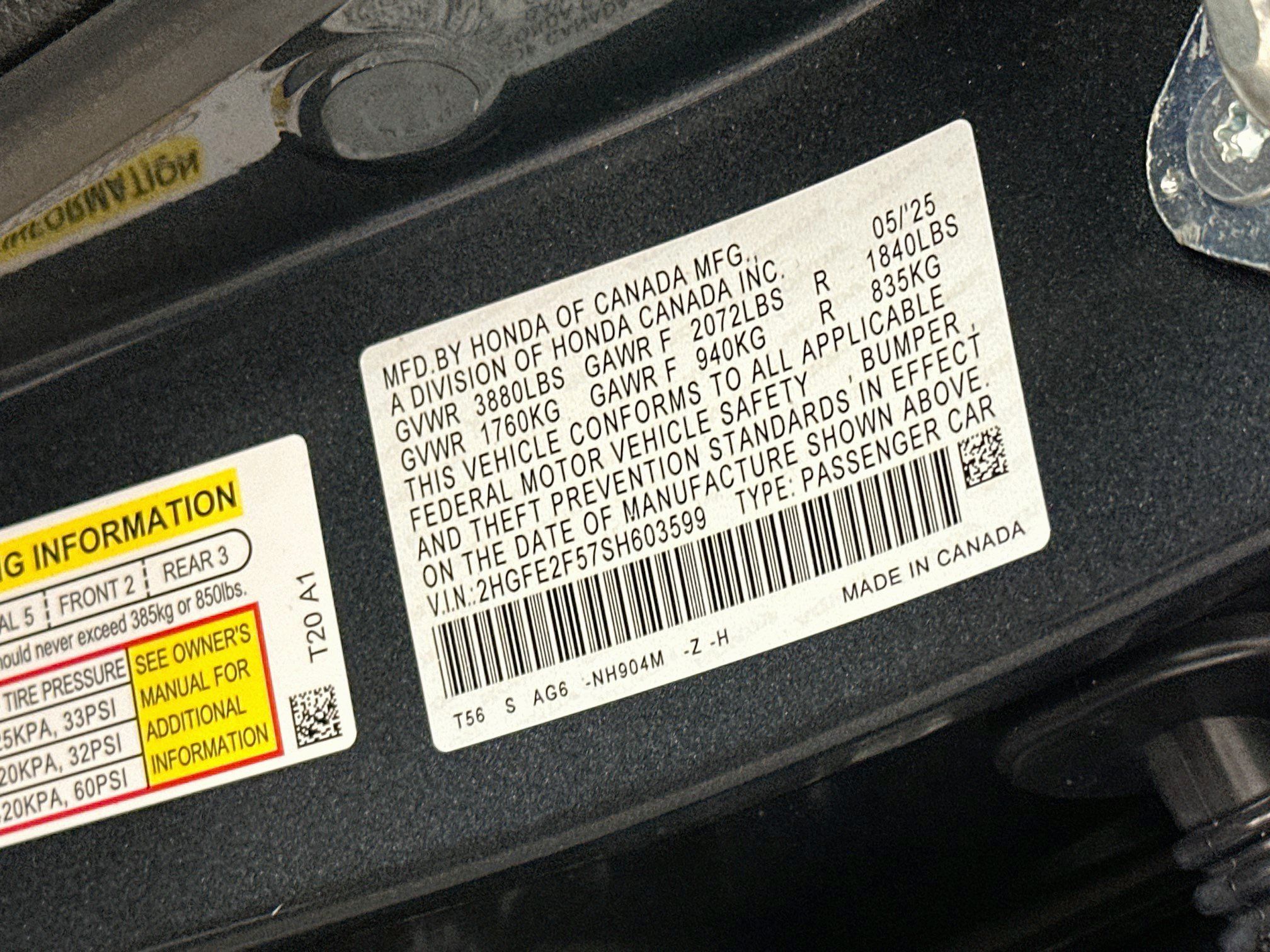 Used 2025 Honda Civic Sport image 12