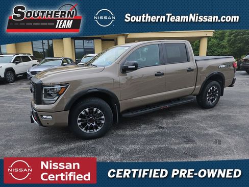Certified 2023 Nissan Titan PRO-4X w/ Pro-4x Convenience Package AWD/4WD image 1
