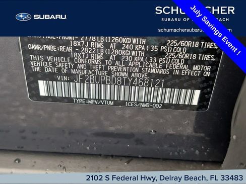 New 2026 Subaru Outback Premium AWD/4WD image 16