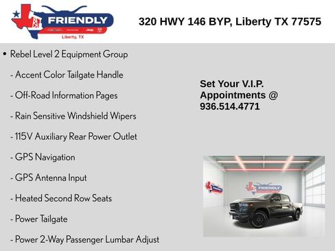 New 2026 RAM 1500 Rebel w/ Rebel Level 2 Equipment Group image 10