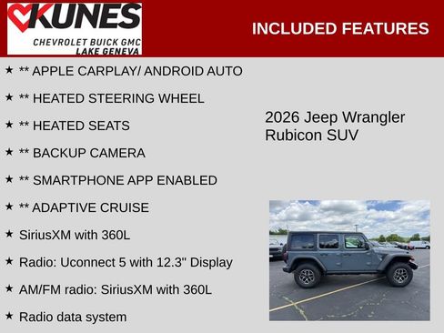 Used 2026 Jeep Wrangler Unlimited Rubicon AWD/4WD image 2
