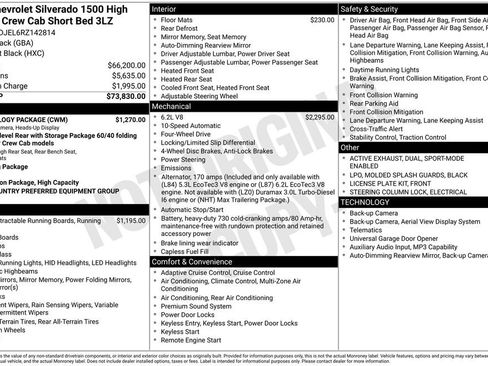 Used 2024 Chevrolet Silverado 1500 High Country w/ Technology Package image 44