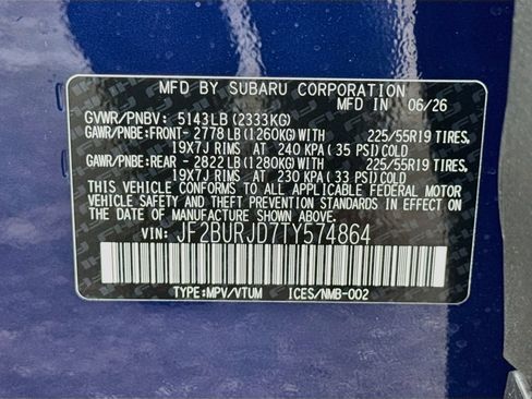 New 2026 Subaru Outback Touring AWD/4WD image 32