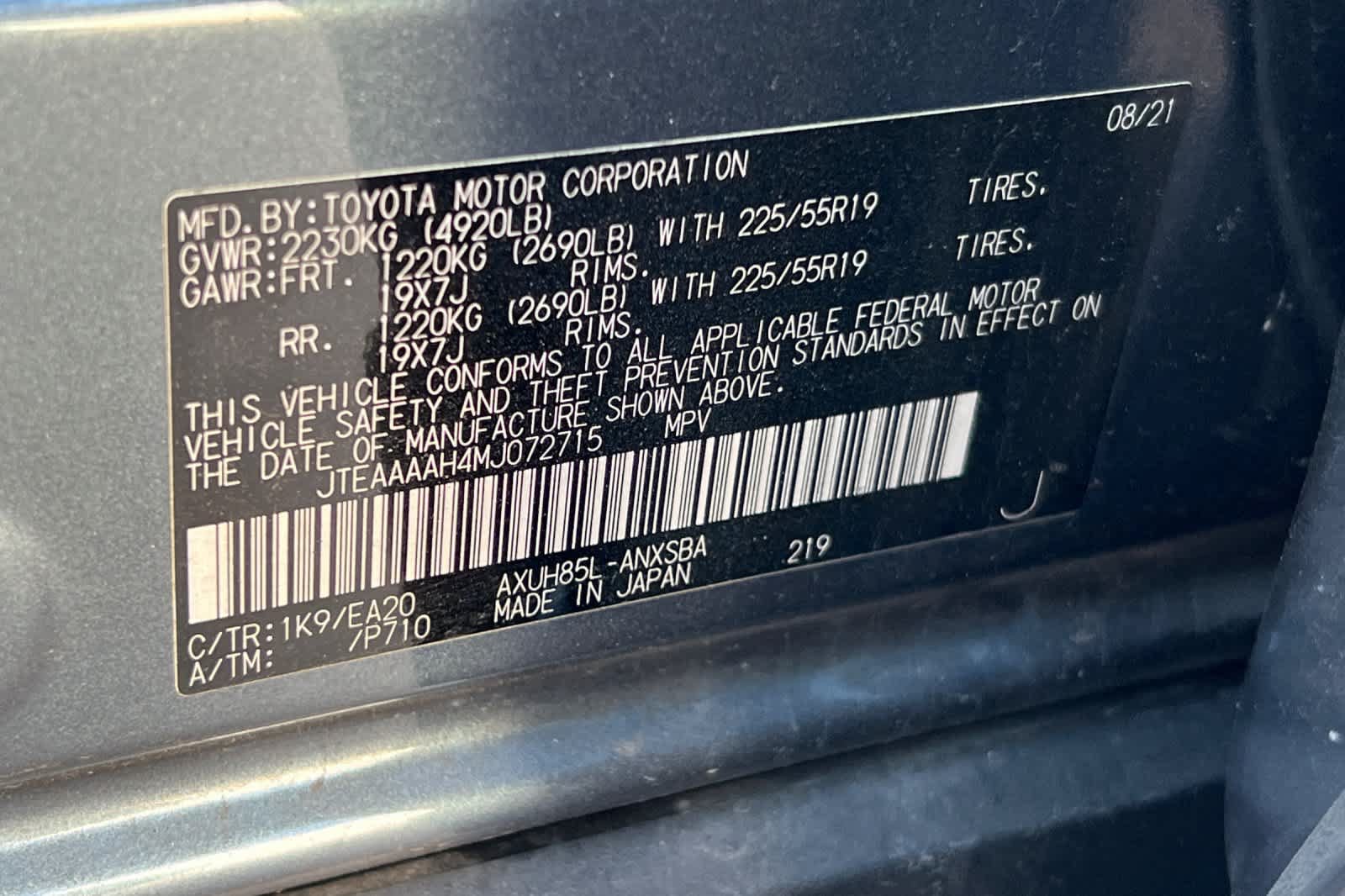 Used 2021 Toyota Venza Limited AWD/4WD image 26