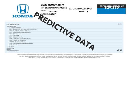 Used 2023 Honda HR-V EX-L image 2
