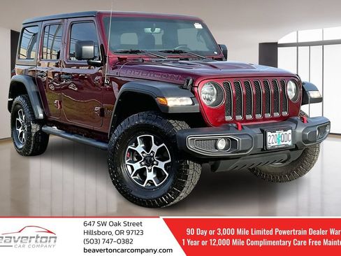 Used 2021 Jeep Wrangler Unlimited Rubicon AWD/4WD image 1