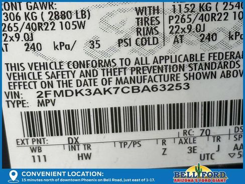 Used 2012 Ford Edge Sport w/ Driver Entry Pkg FWD image 14