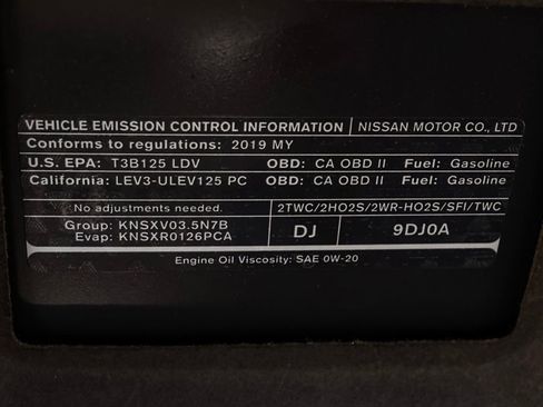 Used 2019 Nissan Maxima 3.5 S w/ Floor Mat Group image 37