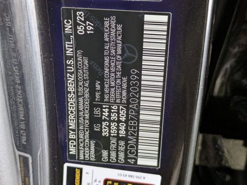 Certified 2023 Mercedes-Benz EQS 450+ 4MATIC SUV image 28