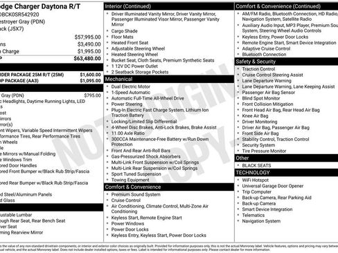 New 2025 Dodge Charger R/T w/ Quick Order Package 25M R/T image 11