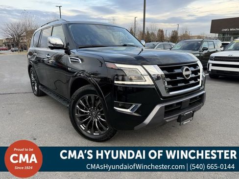 Used 2022 Nissan Armada Platinum w/ Captain's Chairs Package image 1