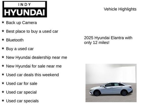 Used 2025 Hyundai Elantra Blue FWD image 7