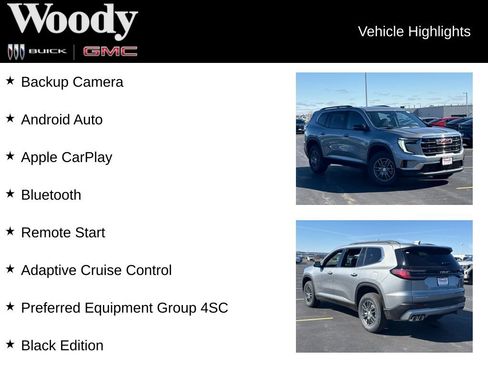 New 2026 GMC Acadia Elevation FWD image 3