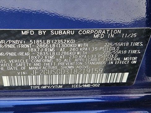 New 2026 Subaru Crosstrek 2.5i Sport AWD/4WD image 18