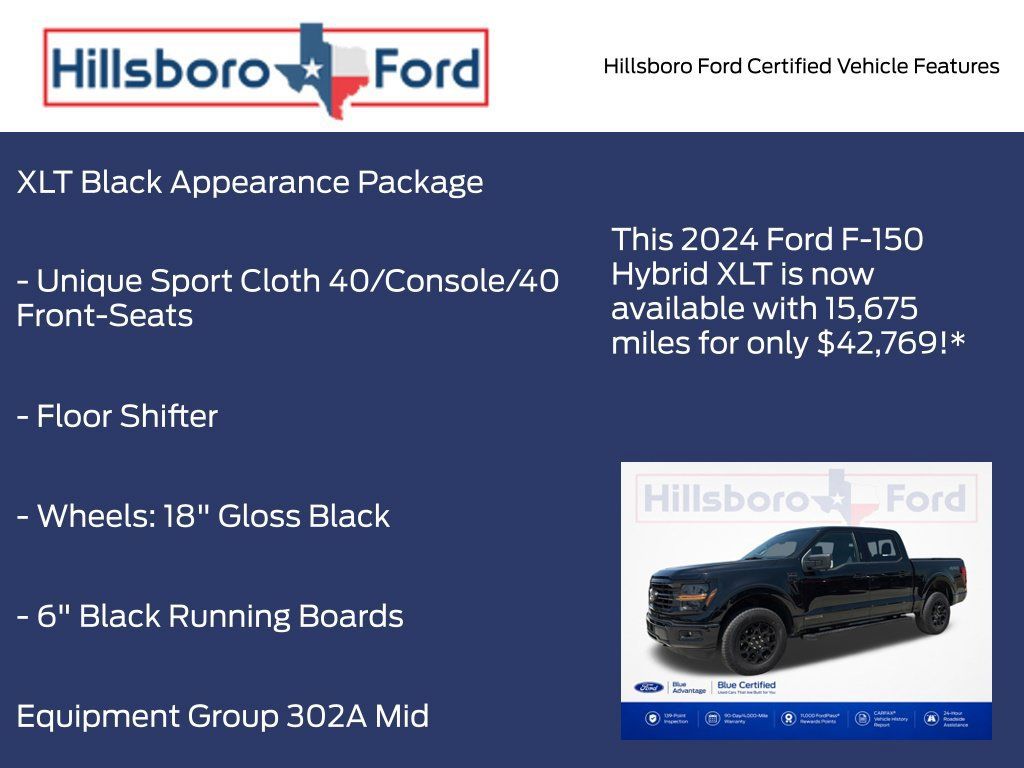 Certified 2024 Ford F150 XLT w/ Equipment Group 302A MID AWD/4WD image 9