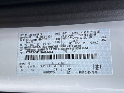 New 2026 Ford Transit 250 148 Medium Roof image 29