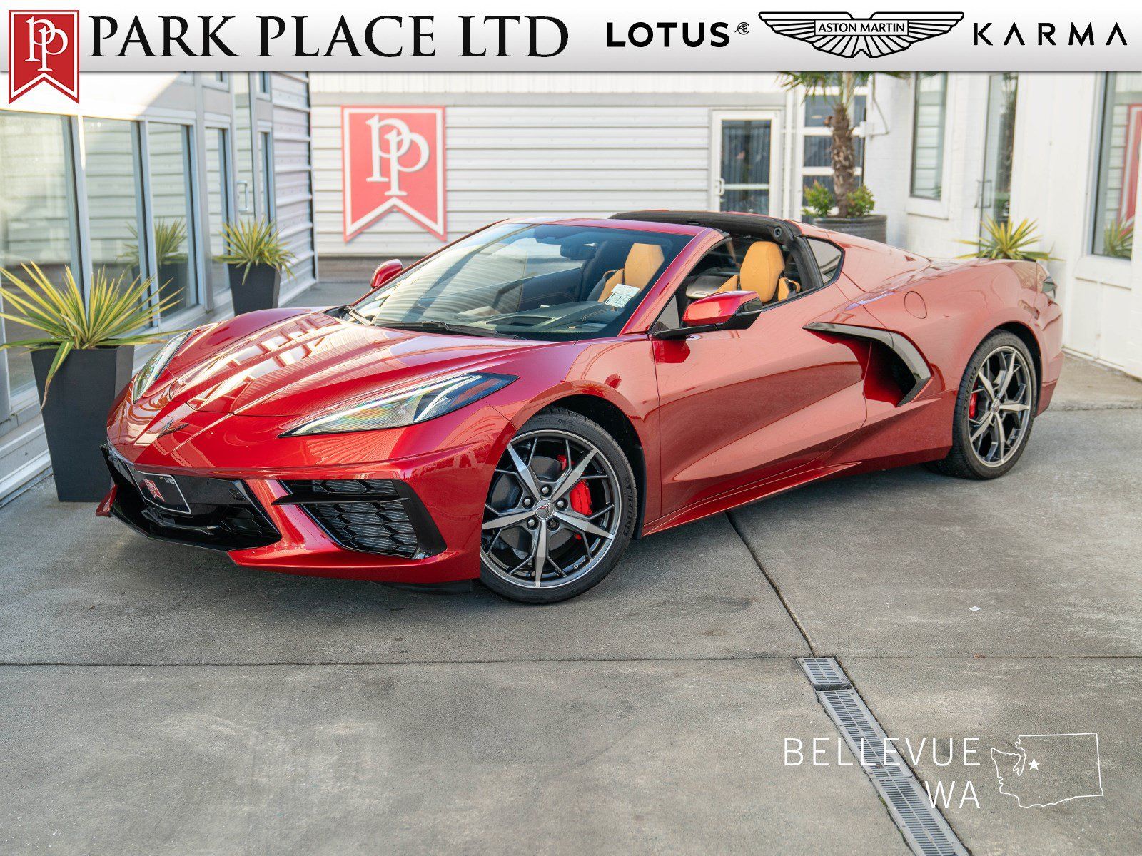 Used 2021 Chevrolet Corvette Stingray Premium Cpe w/ LPO, Roadside Safety Package RWD image 1