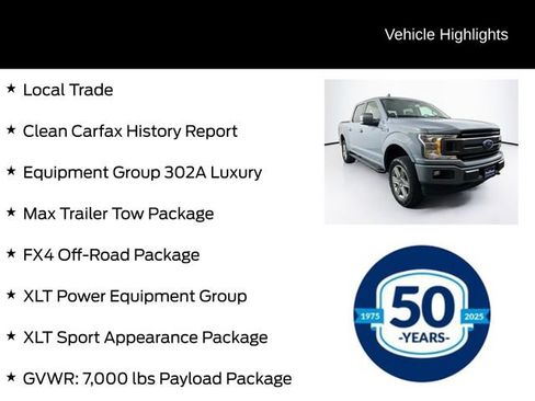 Used 2019 Ford F150 XLT w/ Equipment Group 302A Luxury AWD/4WD image 6