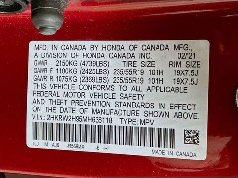 Used 2021 Honda CR-V Touring image 33