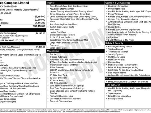 Used 2018 Jeep Compass Limited w/ Navigation Group image 10