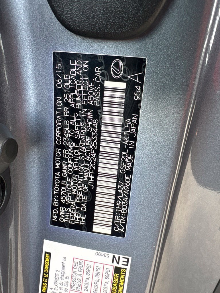 Used 2015 Lexus IS 250C w/ Luxury Package RWD image 17