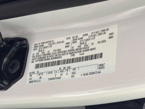 Used 2020 Ford F150 XLT w/ Equipment Group 302A Luxury AWD/4WD image 30