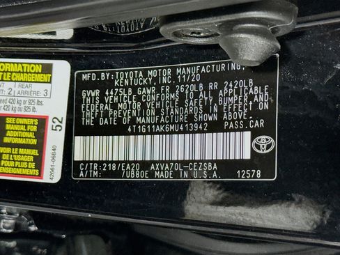 Used 2021 Toyota Camry SE image 39