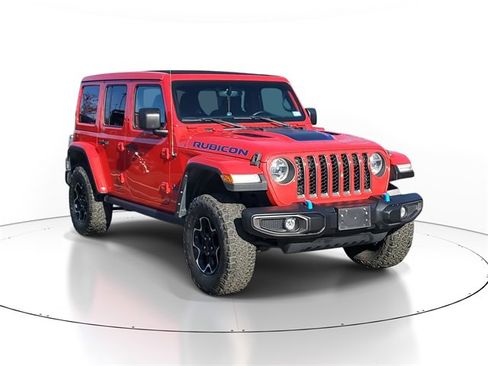Used 2021 Jeep Wrangler Unlimited Rubicon 4xe w/ Cold Weather Group image 4
