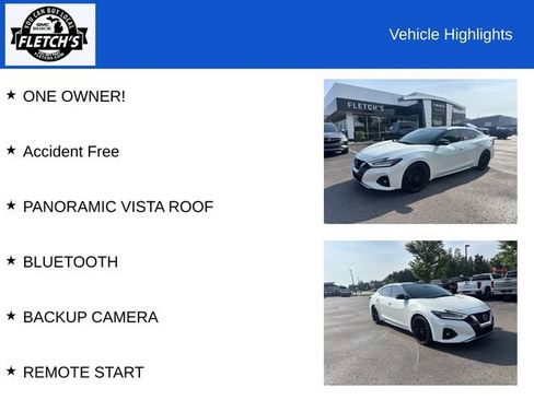 Used 2019 Nissan Maxima SR w/ Premium Package FWD image 2