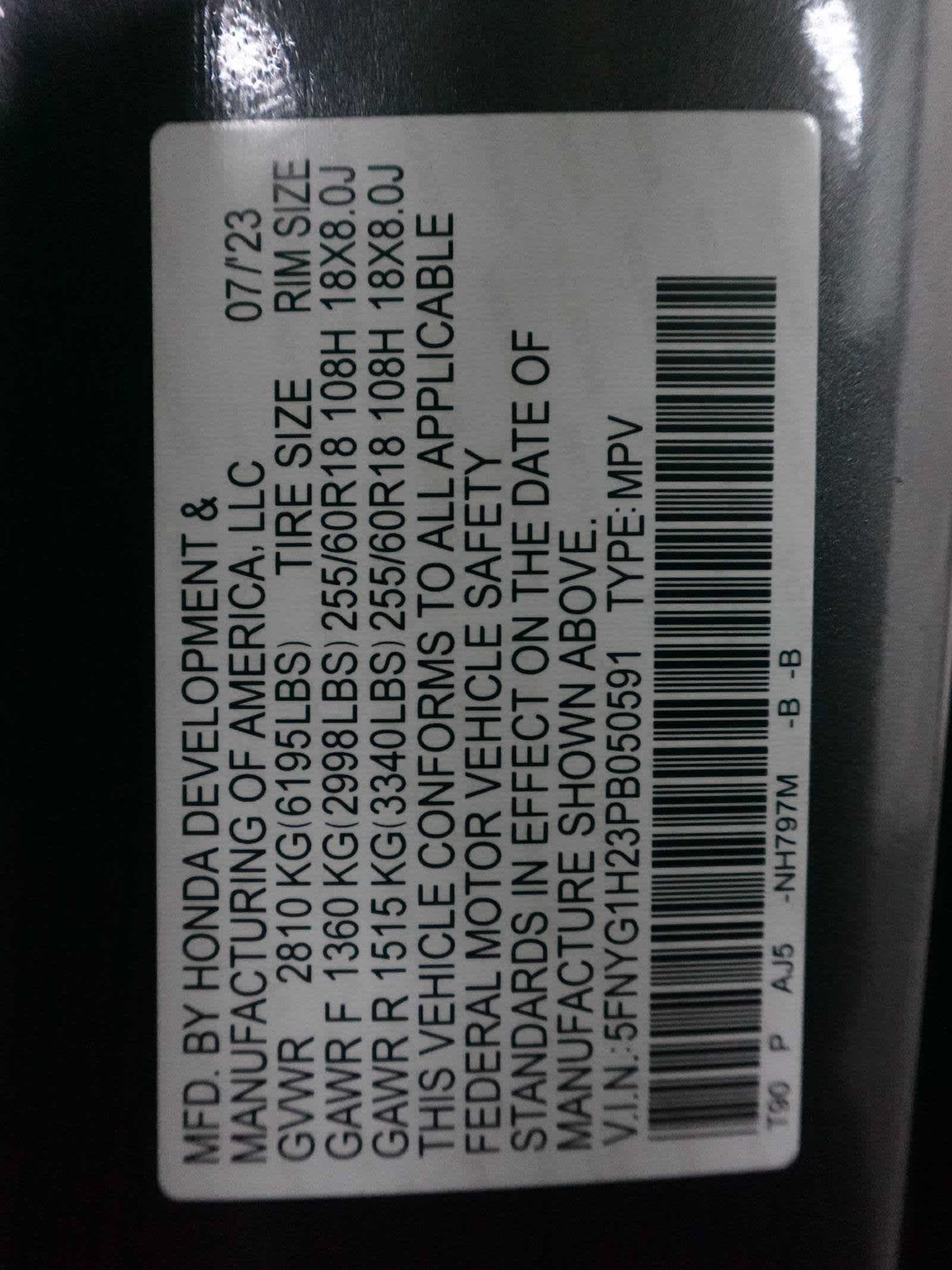 Certified 2023 Honda Pilot LX image 31