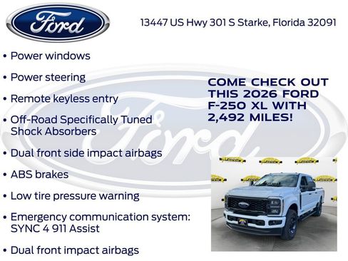 New 2026 Ford F250 XL w/ STX Appearance Package image 25