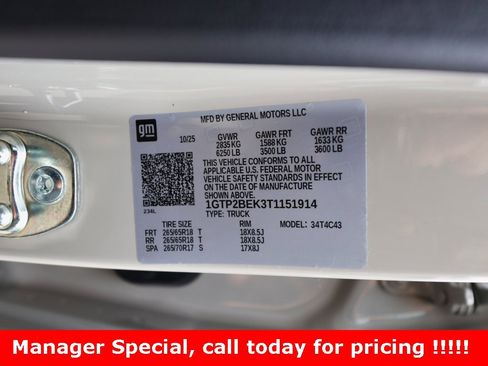 New 2026 GMC Canyon Elevation w/ Convenience Package image 31